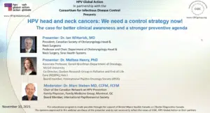 HPV head and neck cancers: We need a control strategy now!